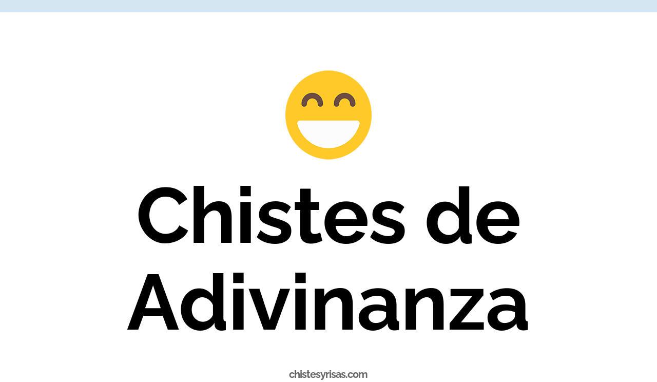 chistes de adivinanza