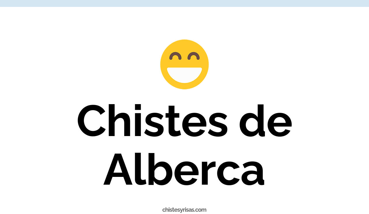 chistes de alberca