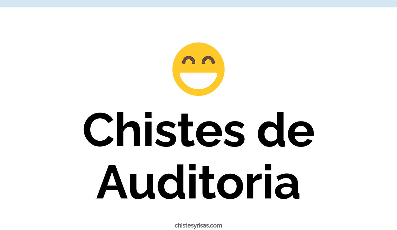 chistes de auditoría