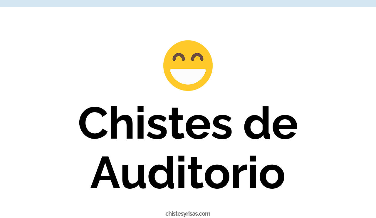 chistes de auditorio