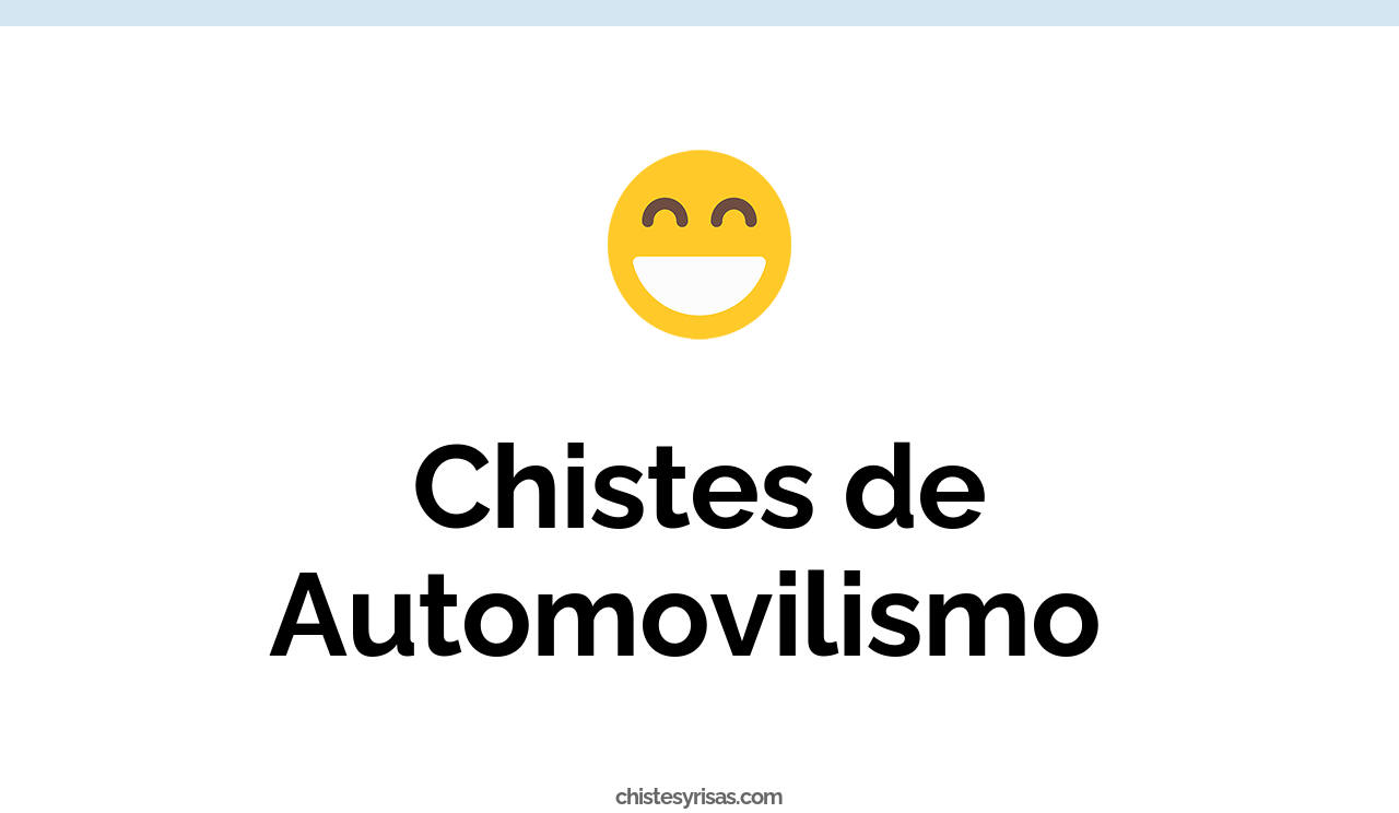 chistes de automovilismo