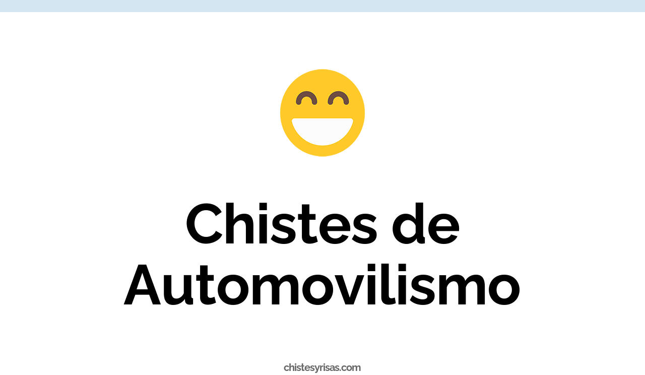 chistes de automovilismo