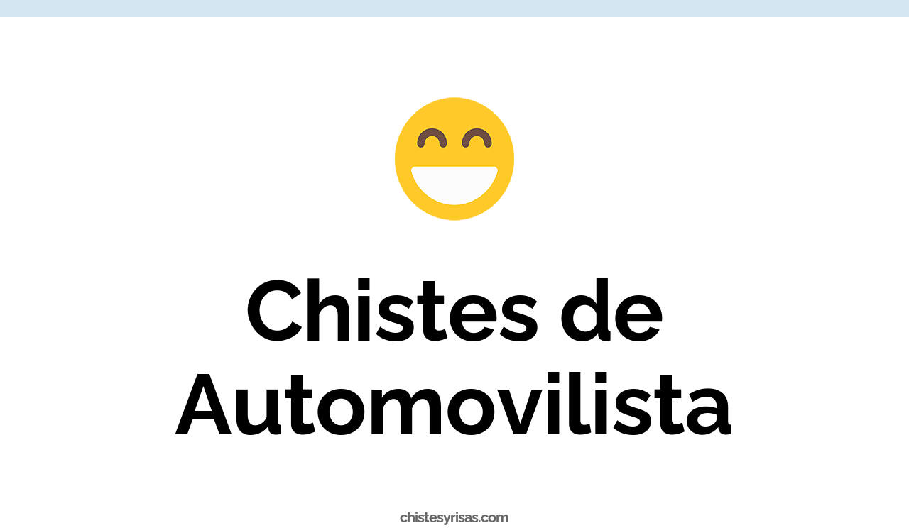 chistes de automovilista