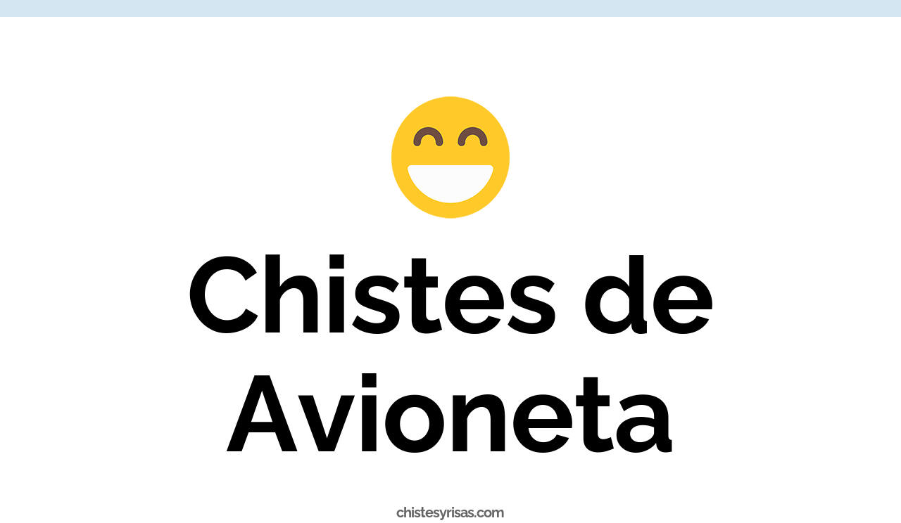 chistes de avioneta