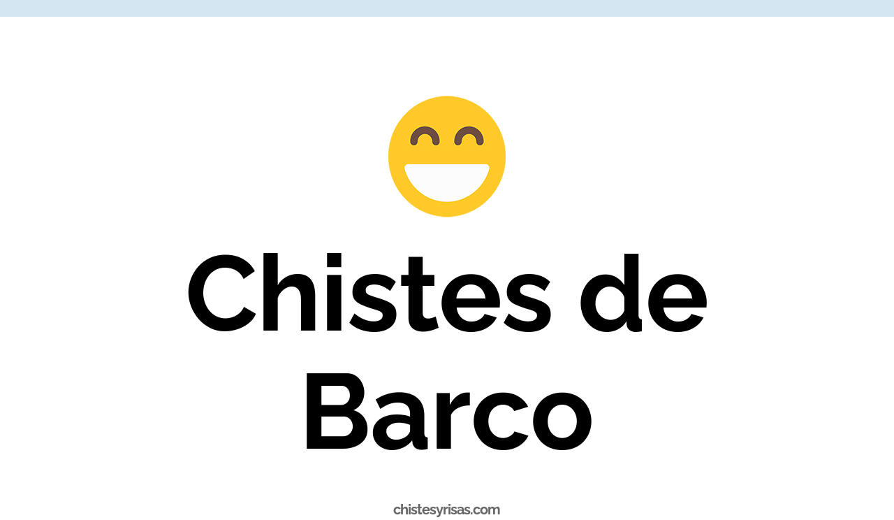 chistes de barco