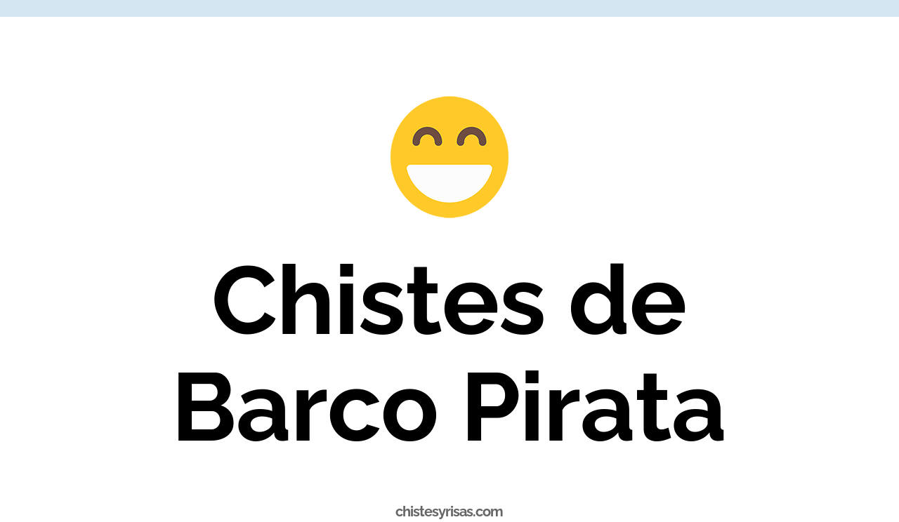chistes de barco pirata