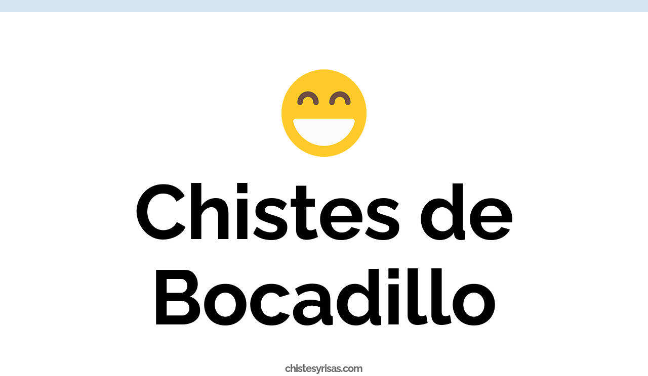 chistes de bocadillo