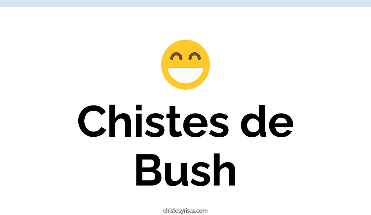chistes de bush