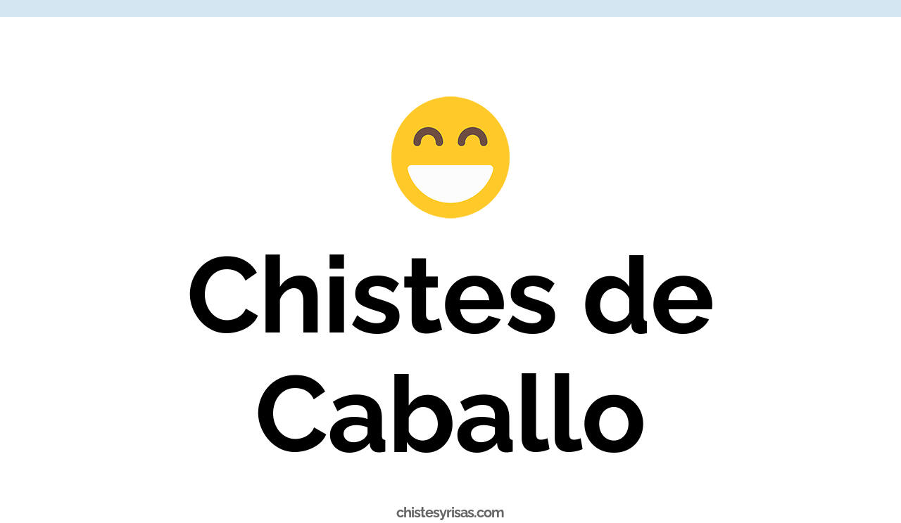 chistes de caballo