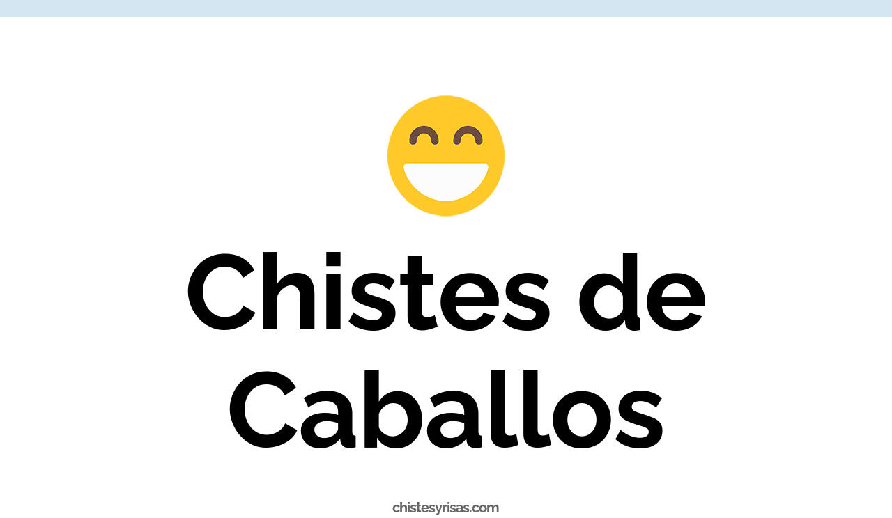 chistes de caballos