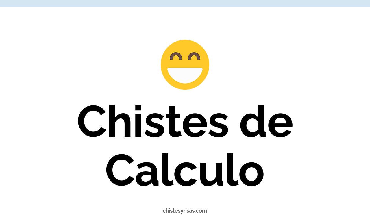 chistes de cálculo