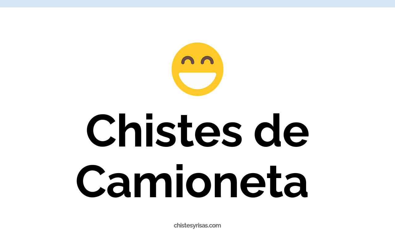 chistes de camioneta