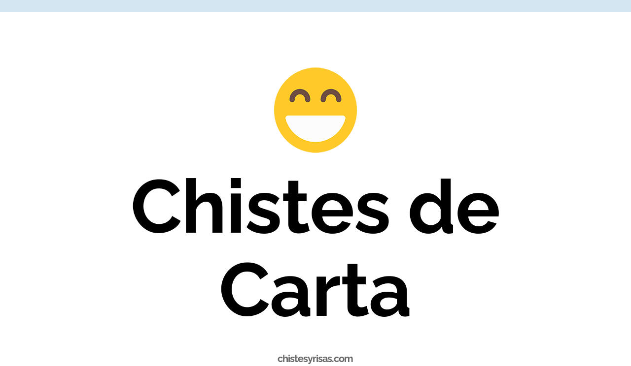 chistes de carta