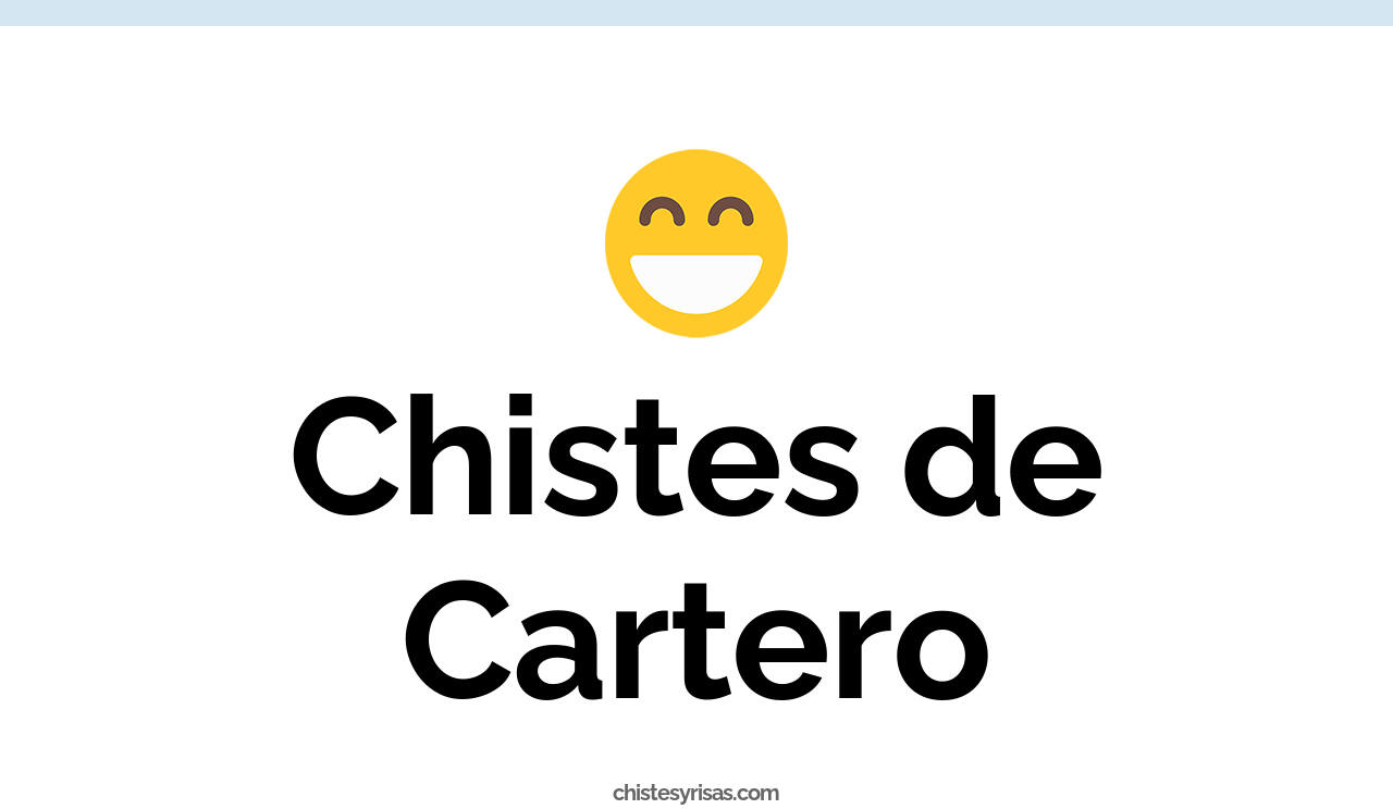 chistes de cartero