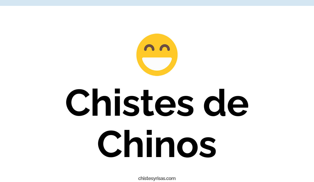 chistes de chinos