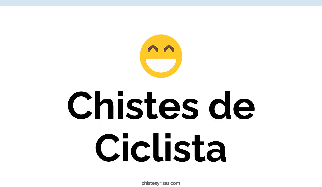chistes de ciclista