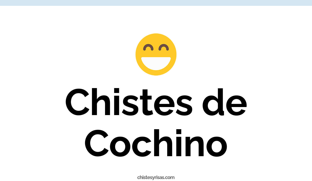 chistes de cochino