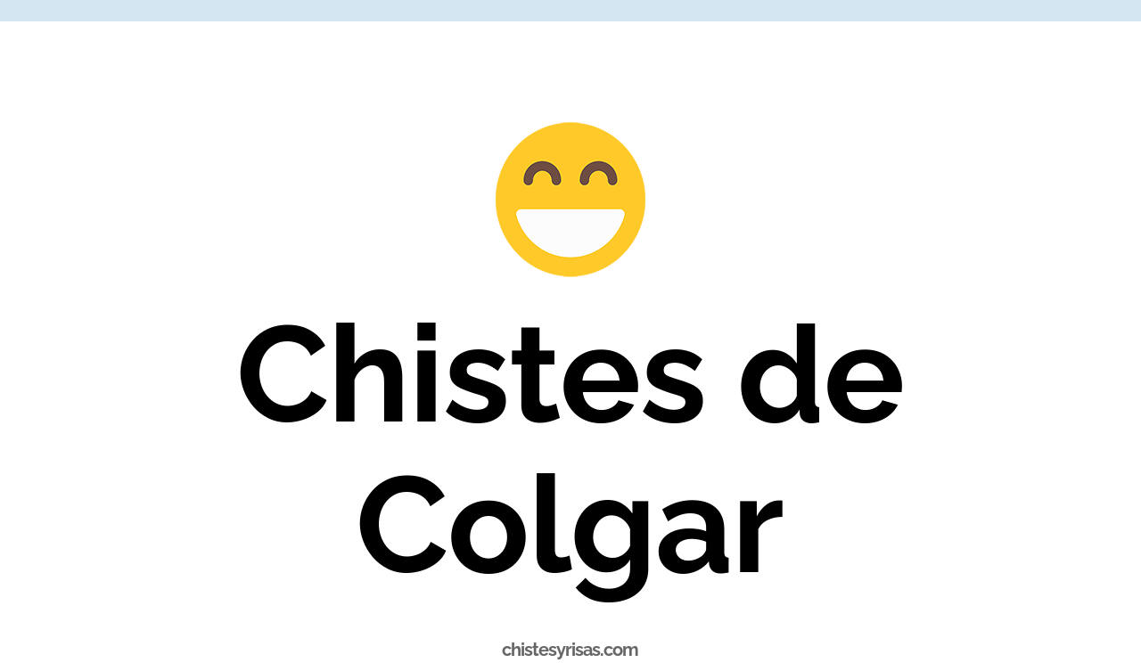 chistes de colgar