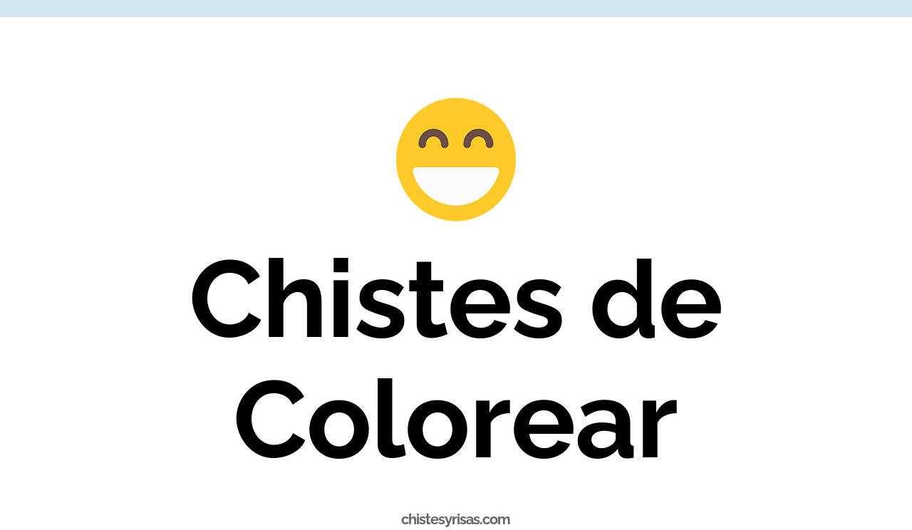 chistes de colorear