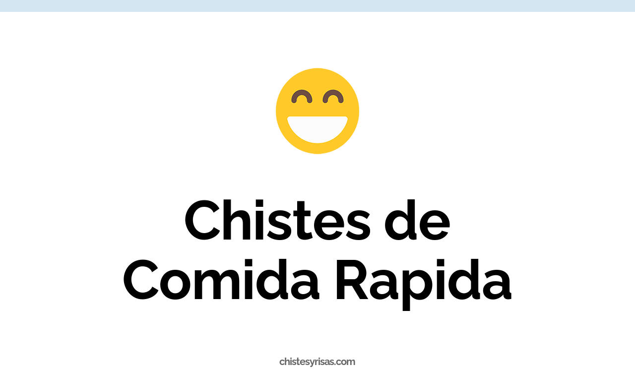 chistes de comida rapida