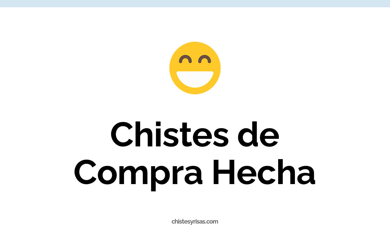 chistes de compra hecha