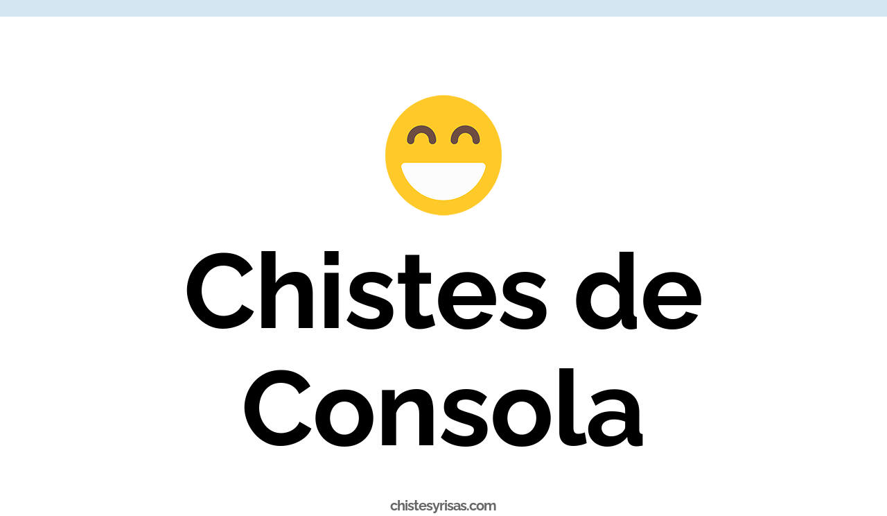 chistes de consola