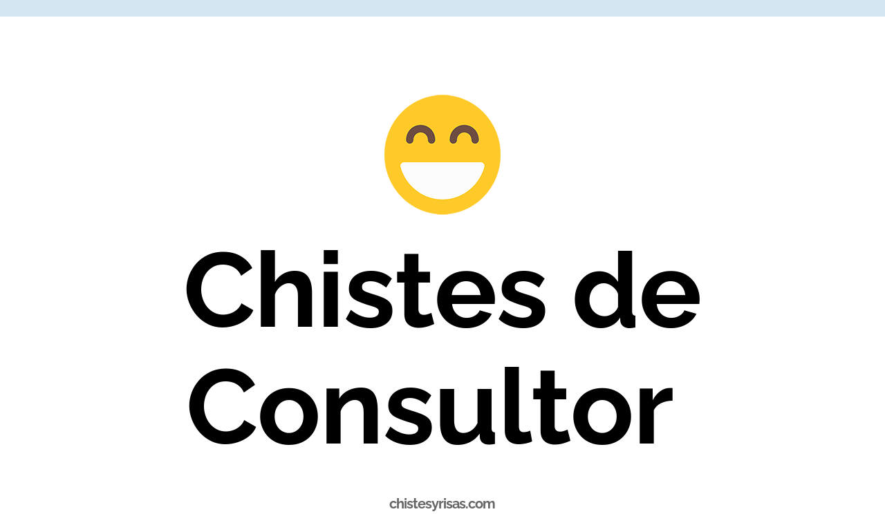chistes de consultor