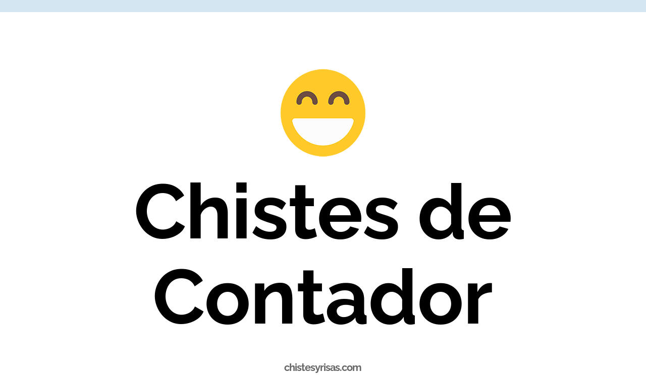 chistes de contador