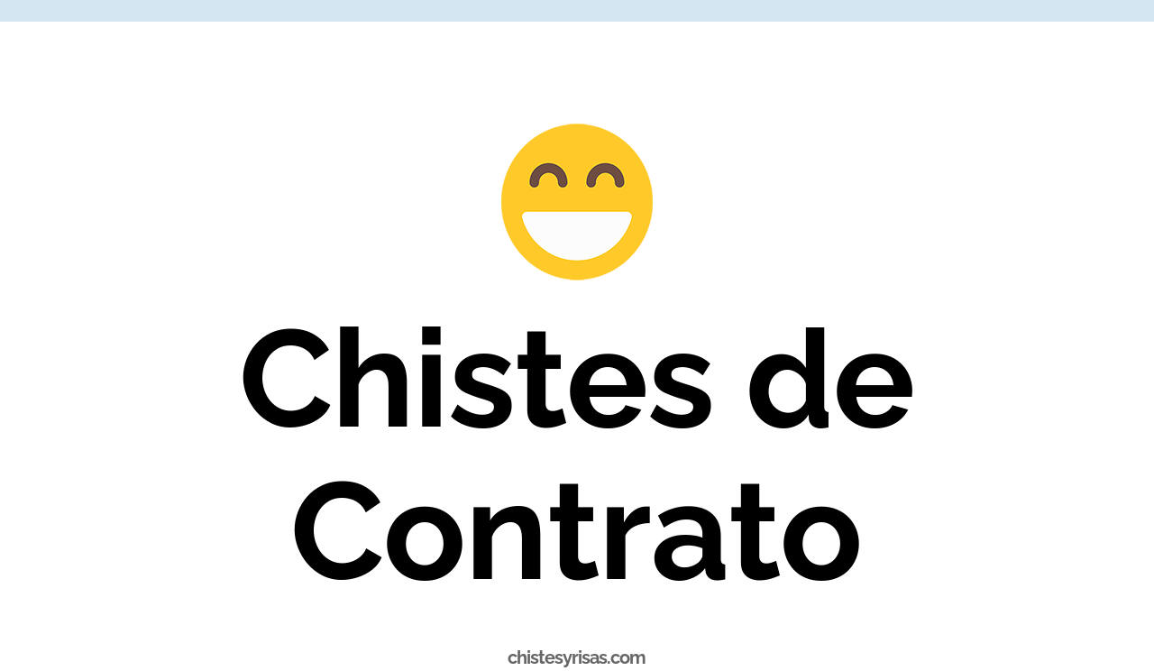 chistes de contrato