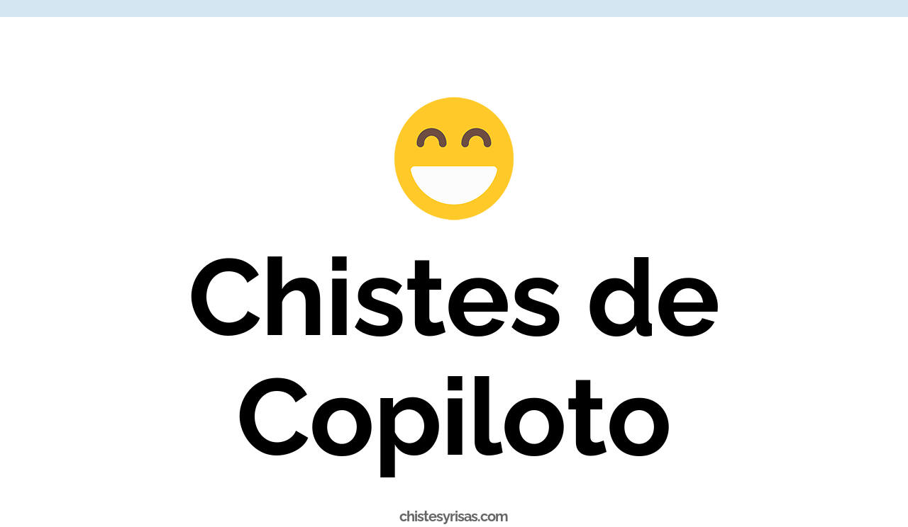 chistes de copiloto