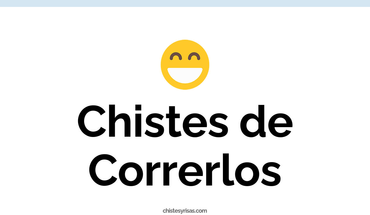 chistes de correrlos
