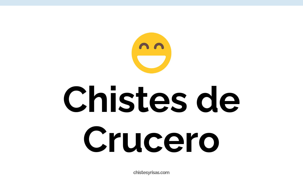 chistes de crucero