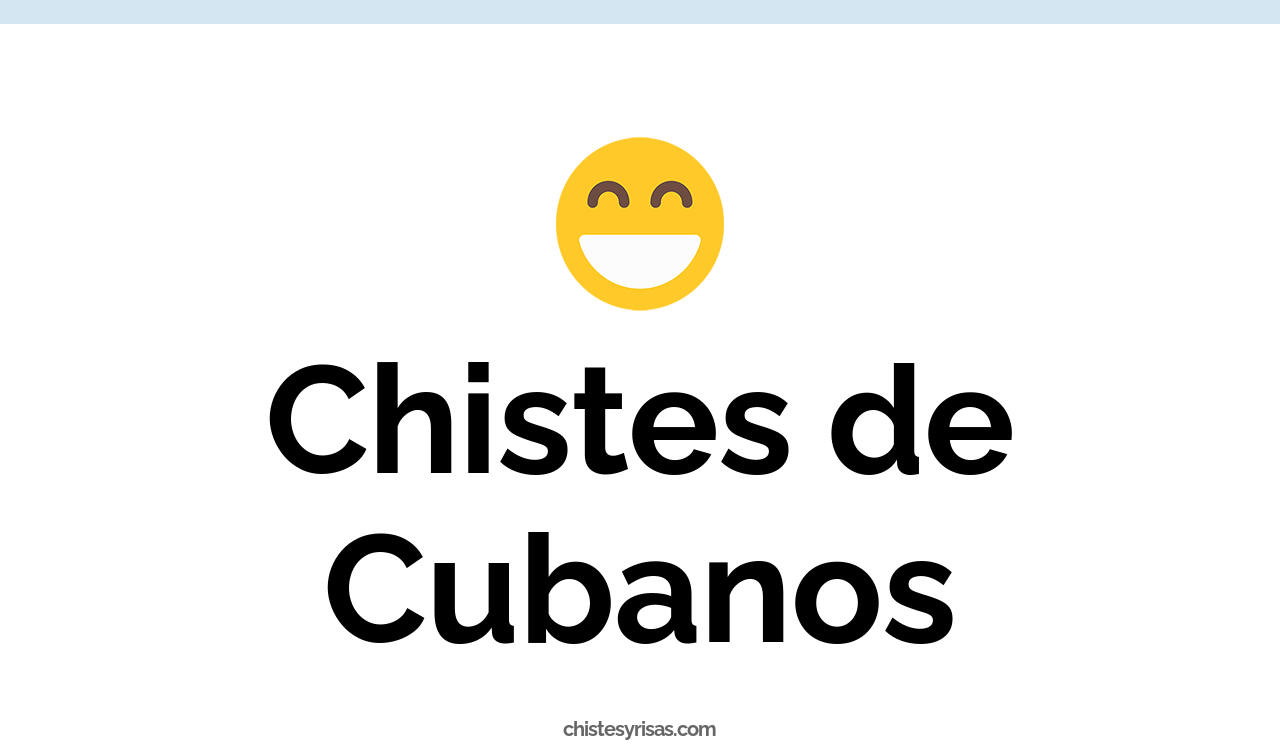chistes de cubanos
