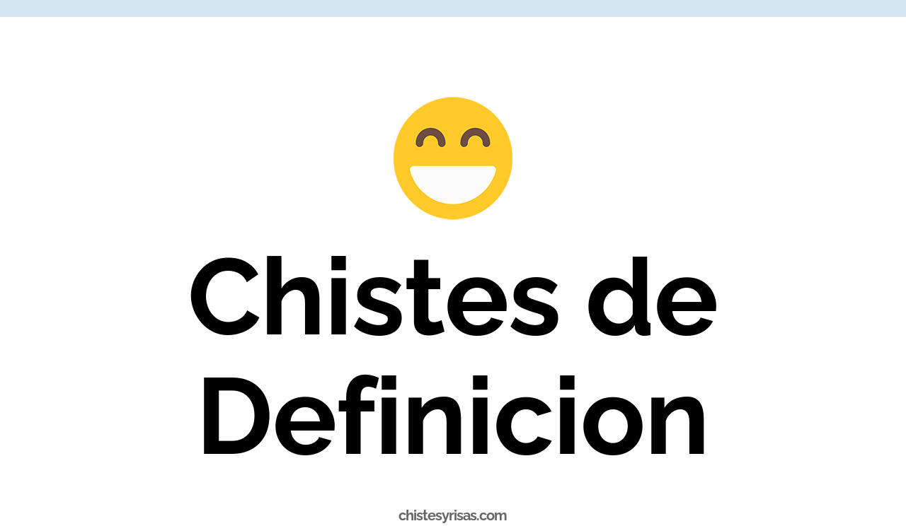 chistes de definición