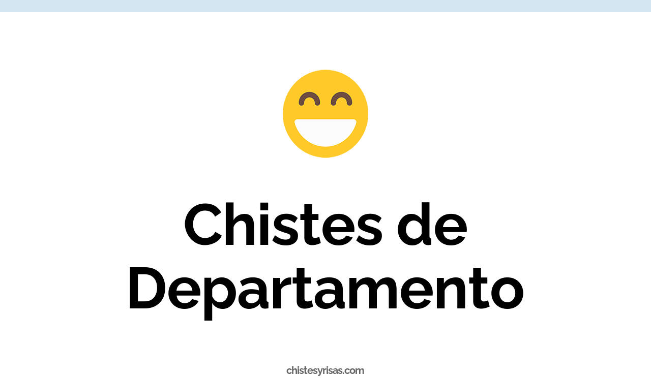 chistes de departamento