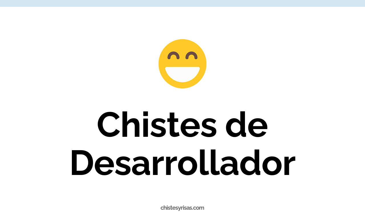 chistes de desarrollador