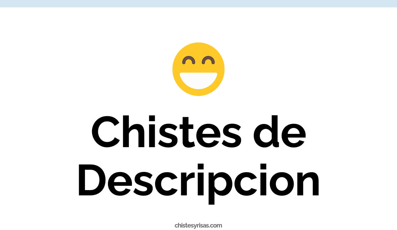 chistes de descripción
