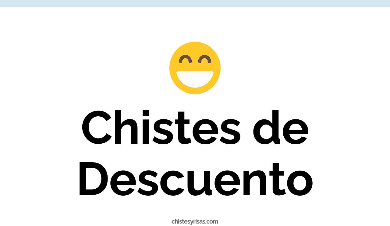 chistes de descuento