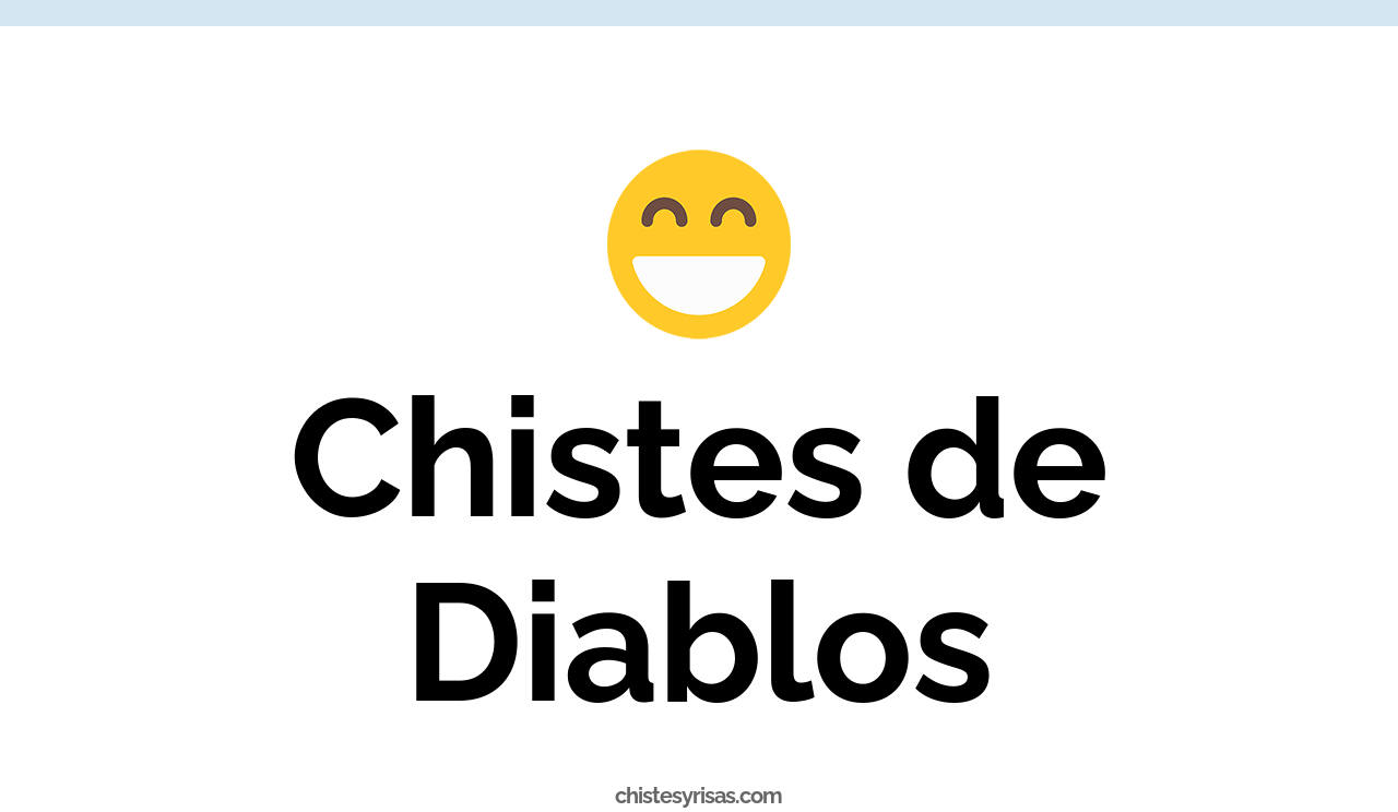 chistes de diablos