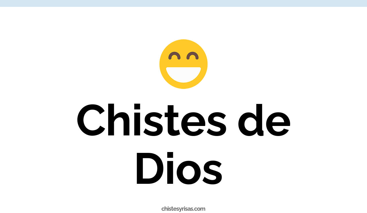 chistes de dios