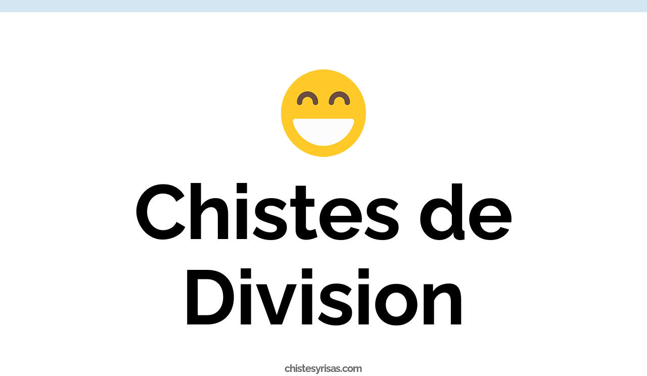 chistes de división