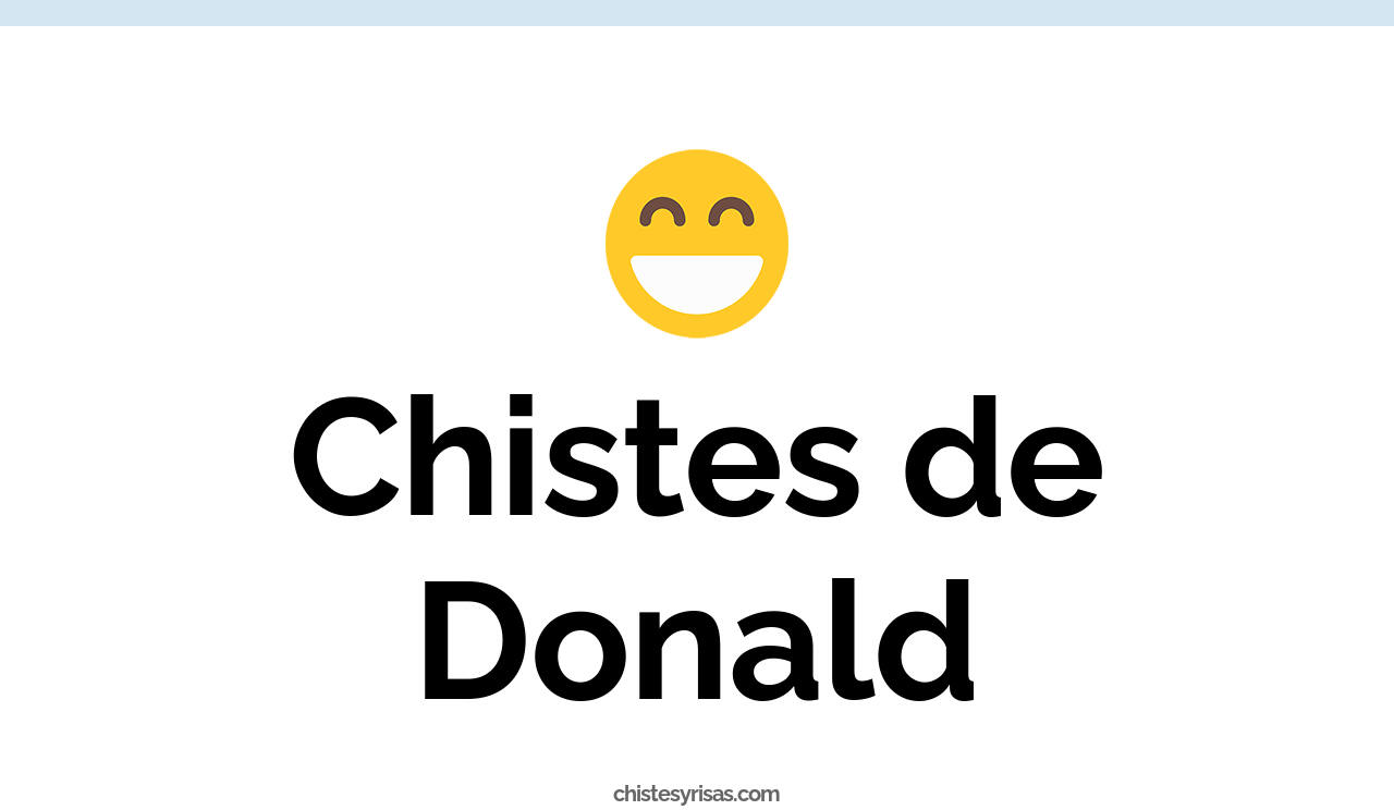 chistes de donald