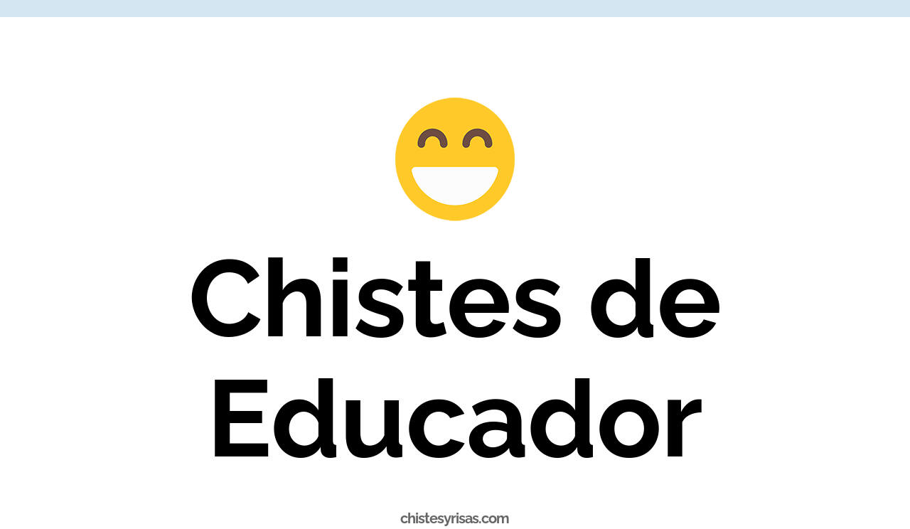 chistes de educador
