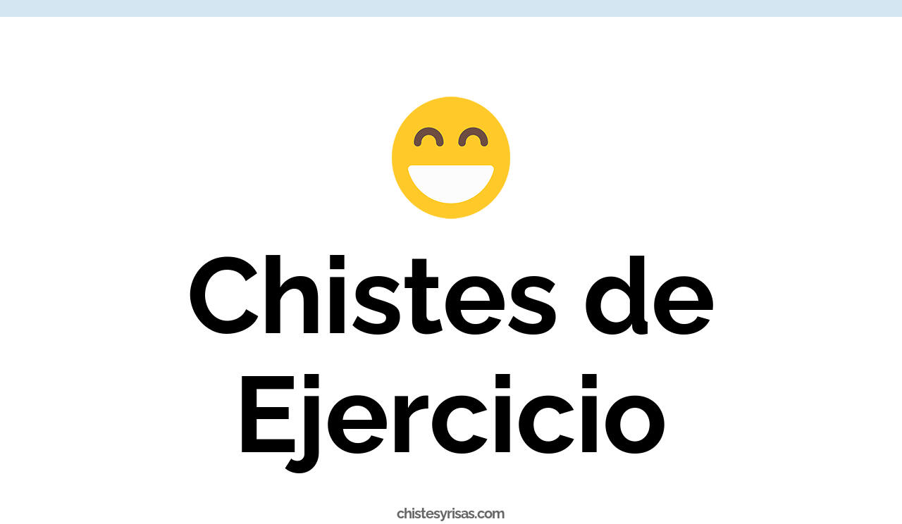 chistes de ejercicio