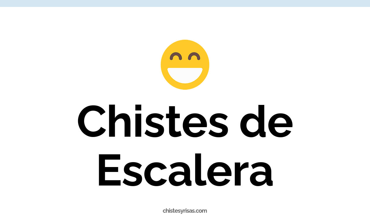 chistes de escalera