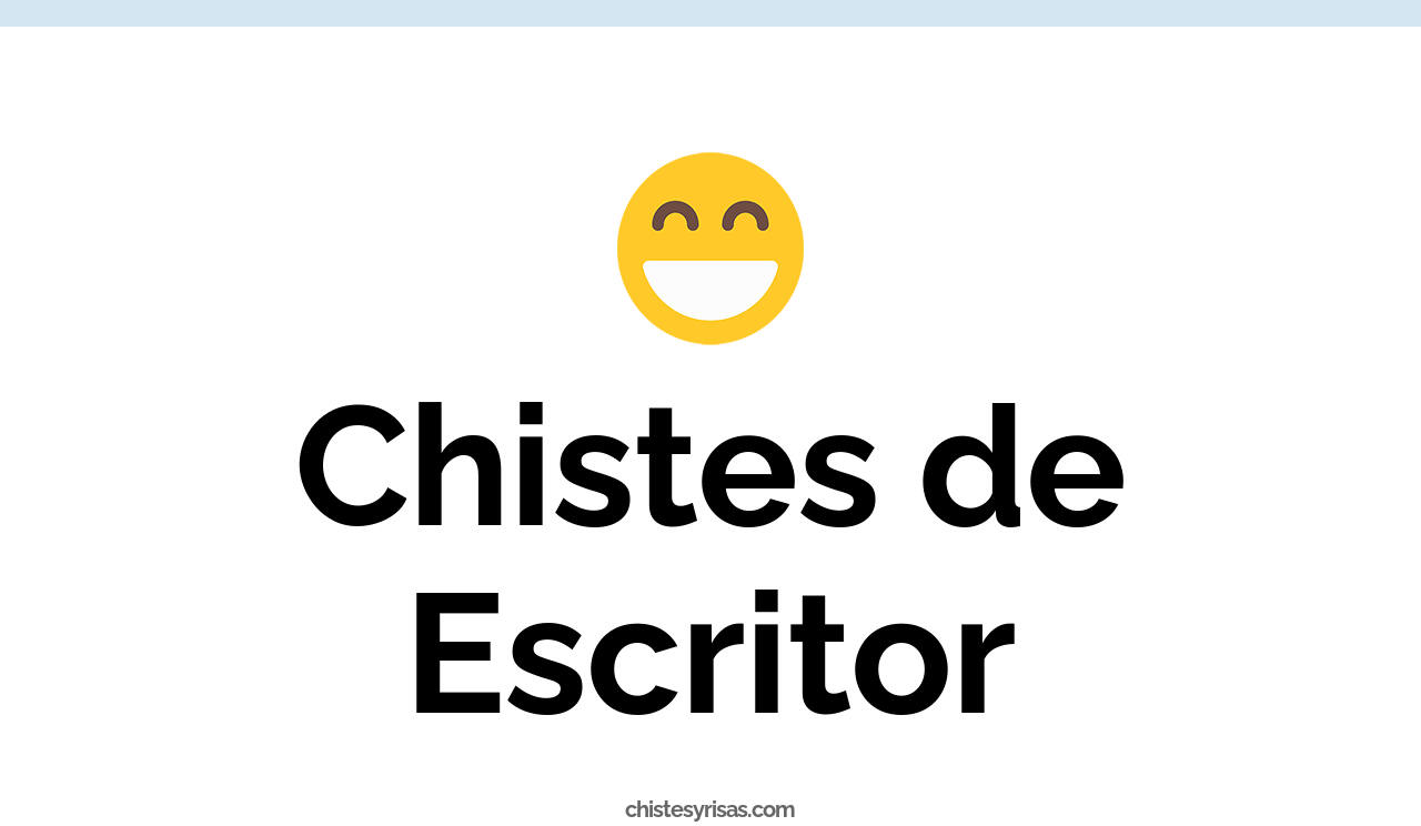 chistes de escritor