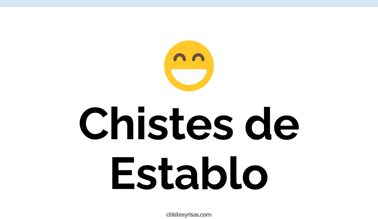chistes de establo