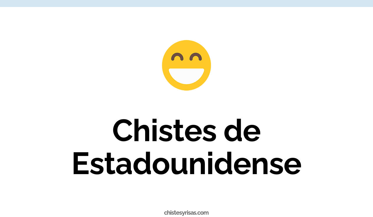 chistes de estadounidense