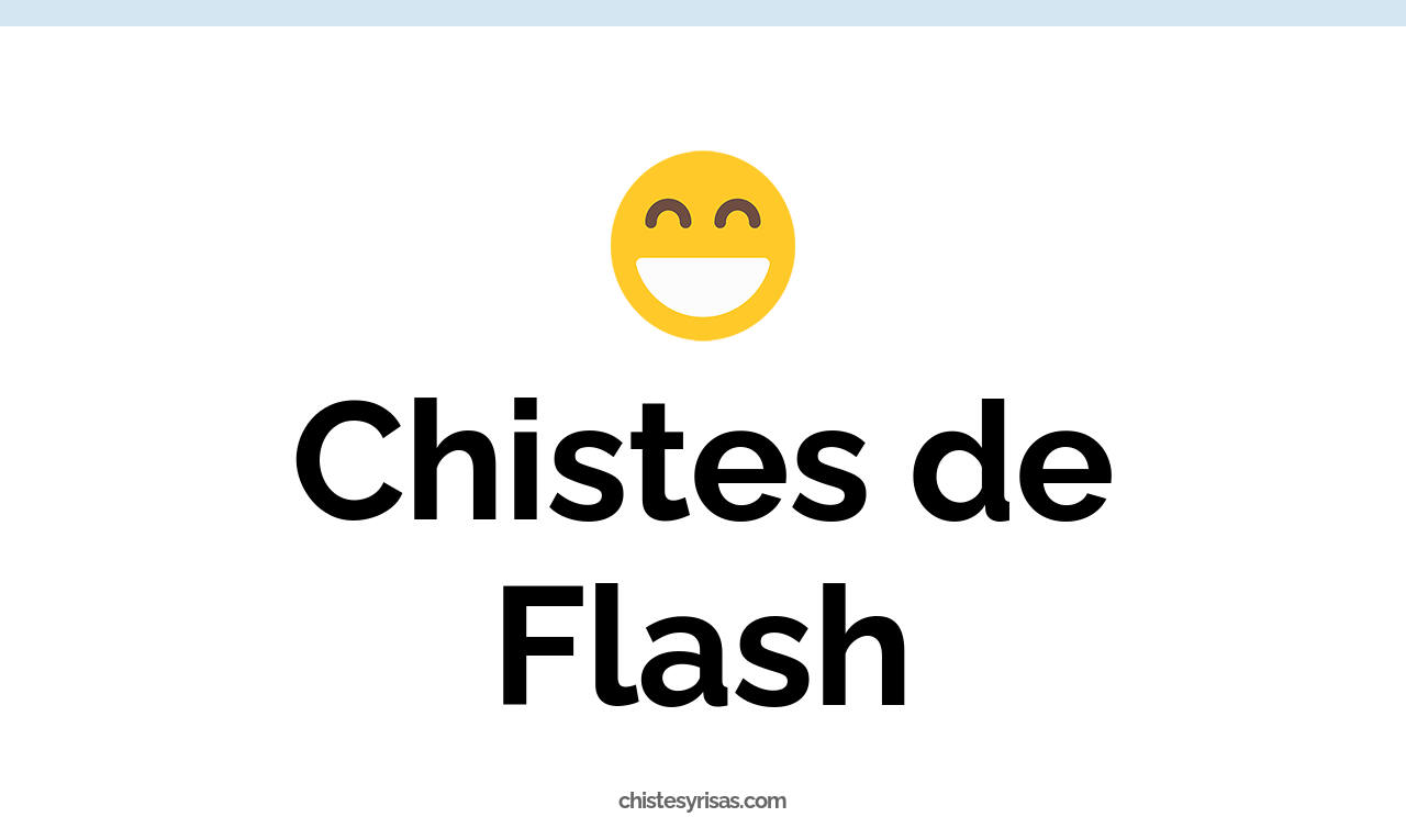 chistes de flash