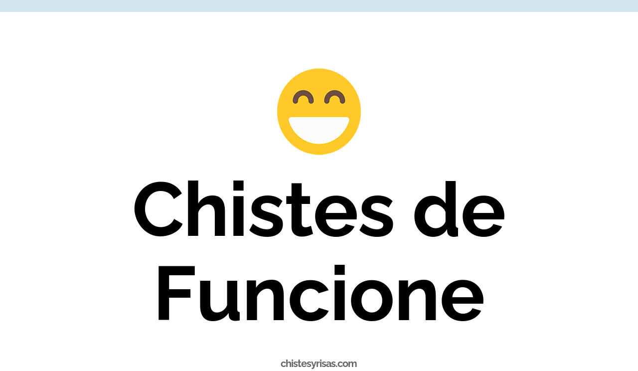 chistes de funcione
